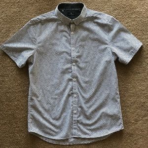 7 Diamonds Premium Geometric Print Shirt